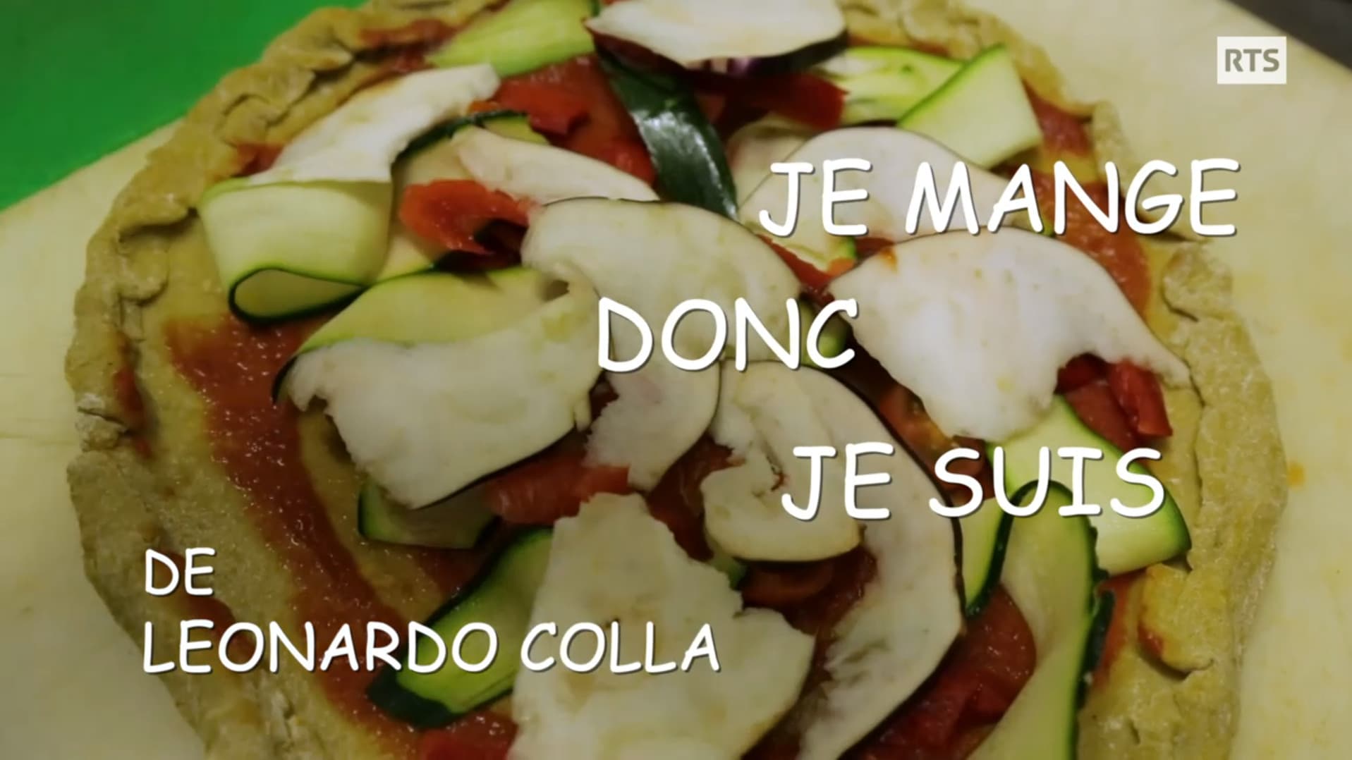 Je mange donc je suis backdrop