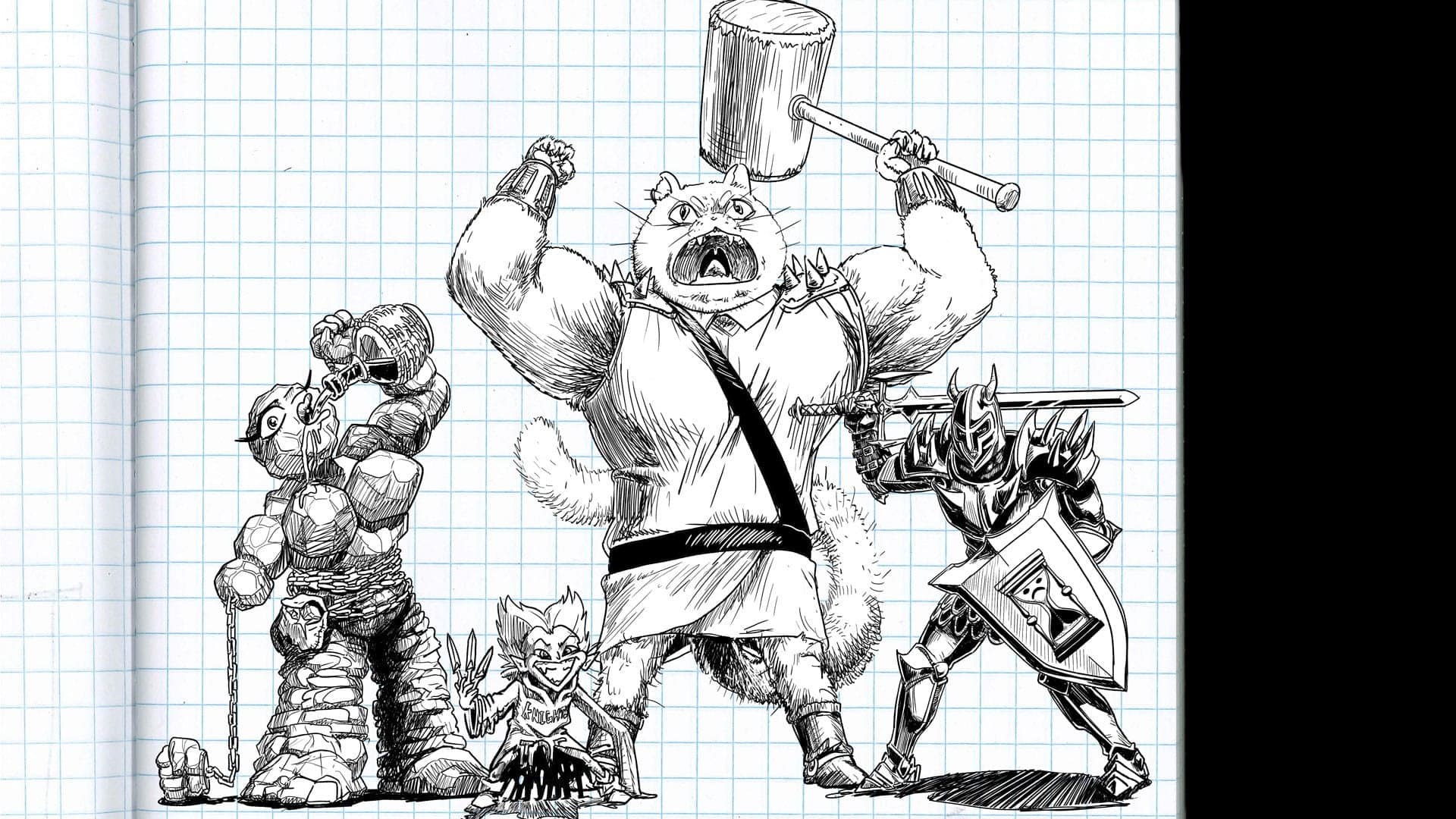 Draw Your Weapons backdrop