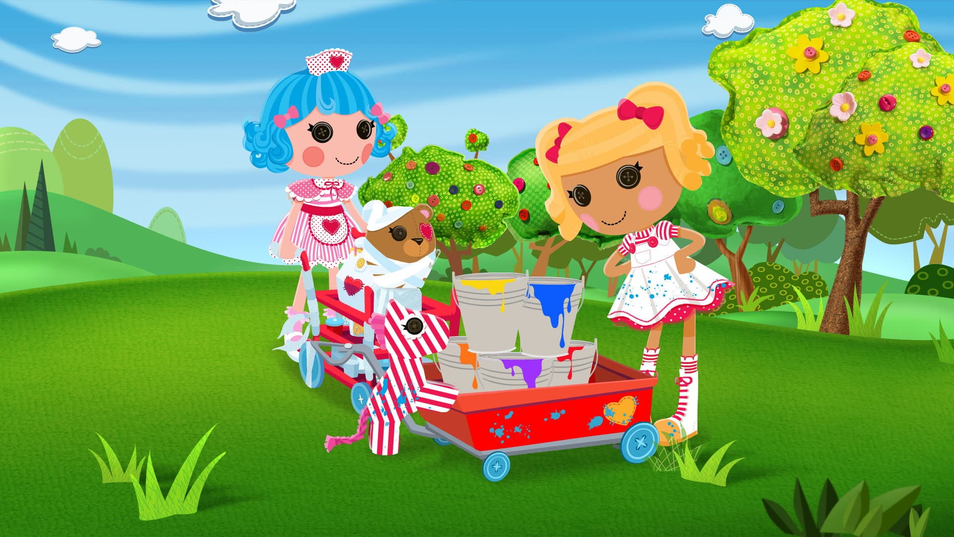 Lalaloopsy backdrop
