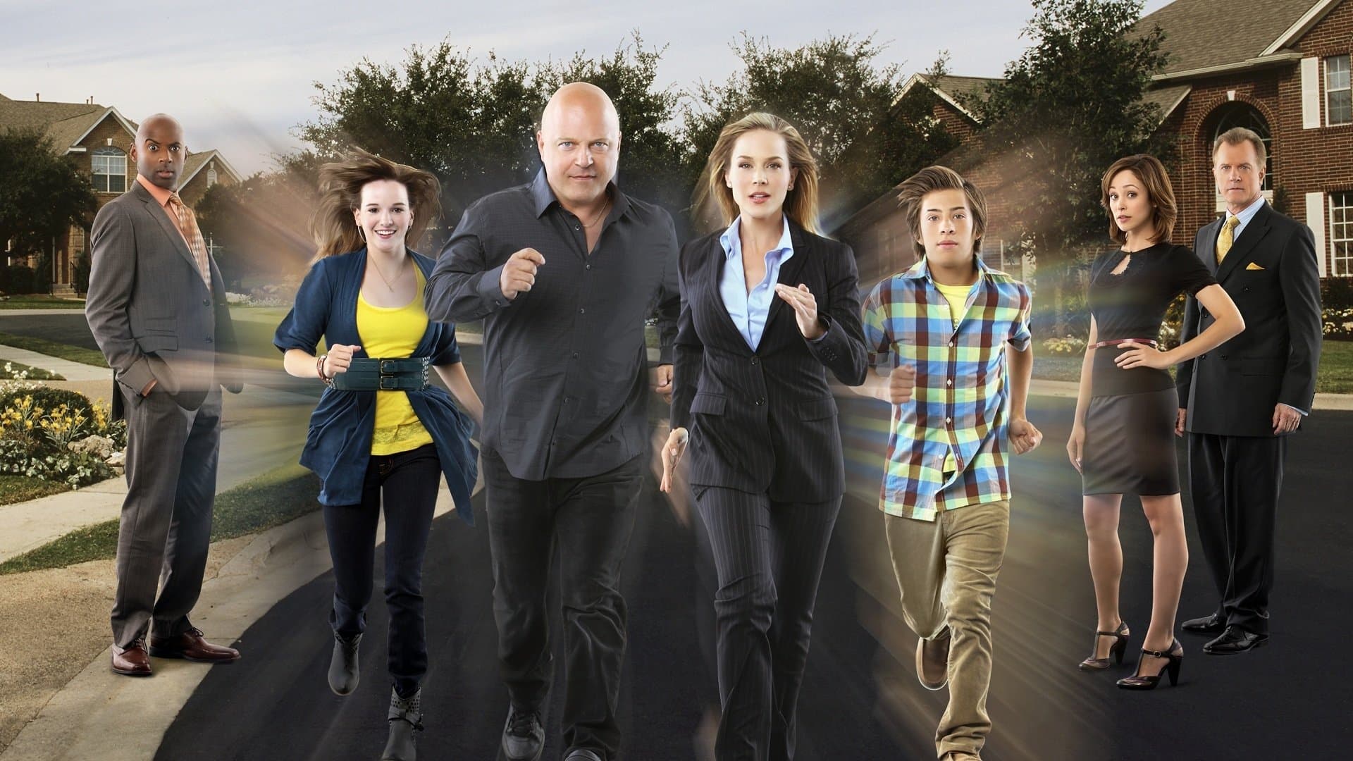 No Ordinary Family backdrop