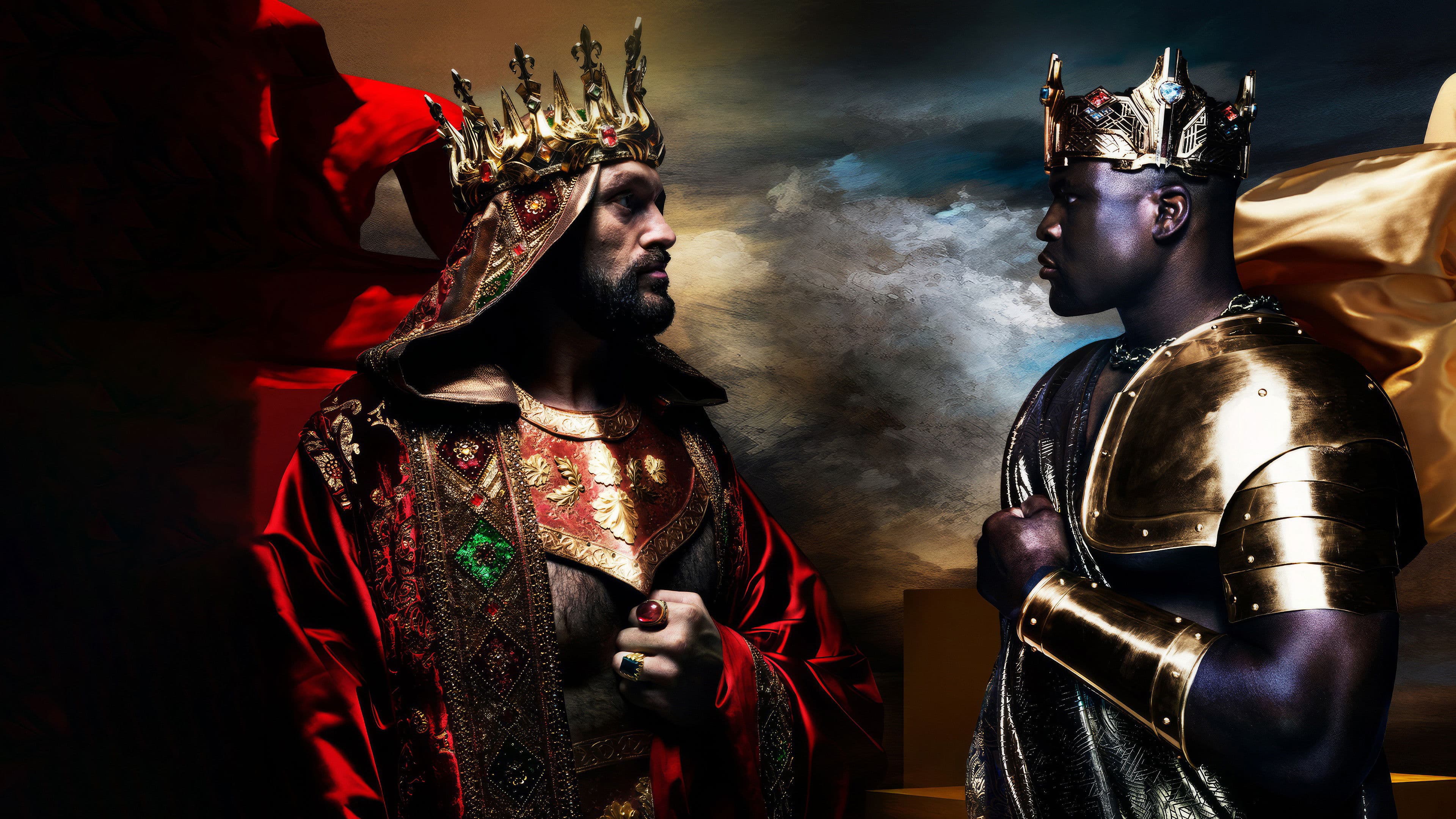 Tyson Fury vs. Francis Ngannou backdrop