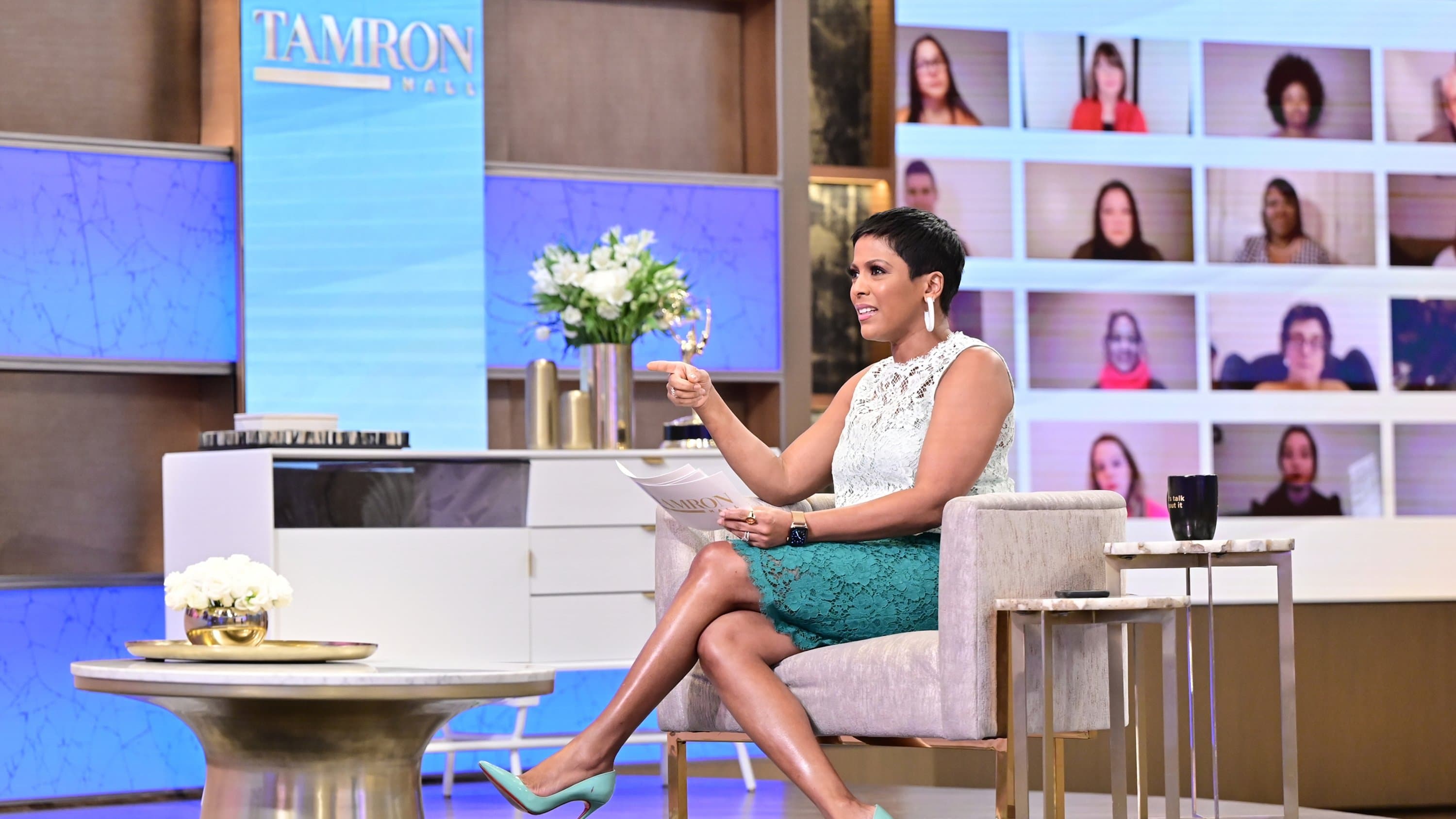 Tamron Hall backdrop