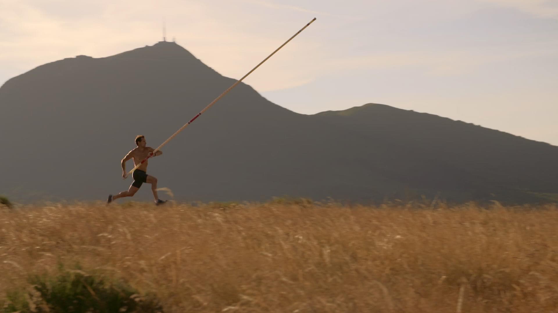 Renaud Lavillenie, all the way to the top backdrop