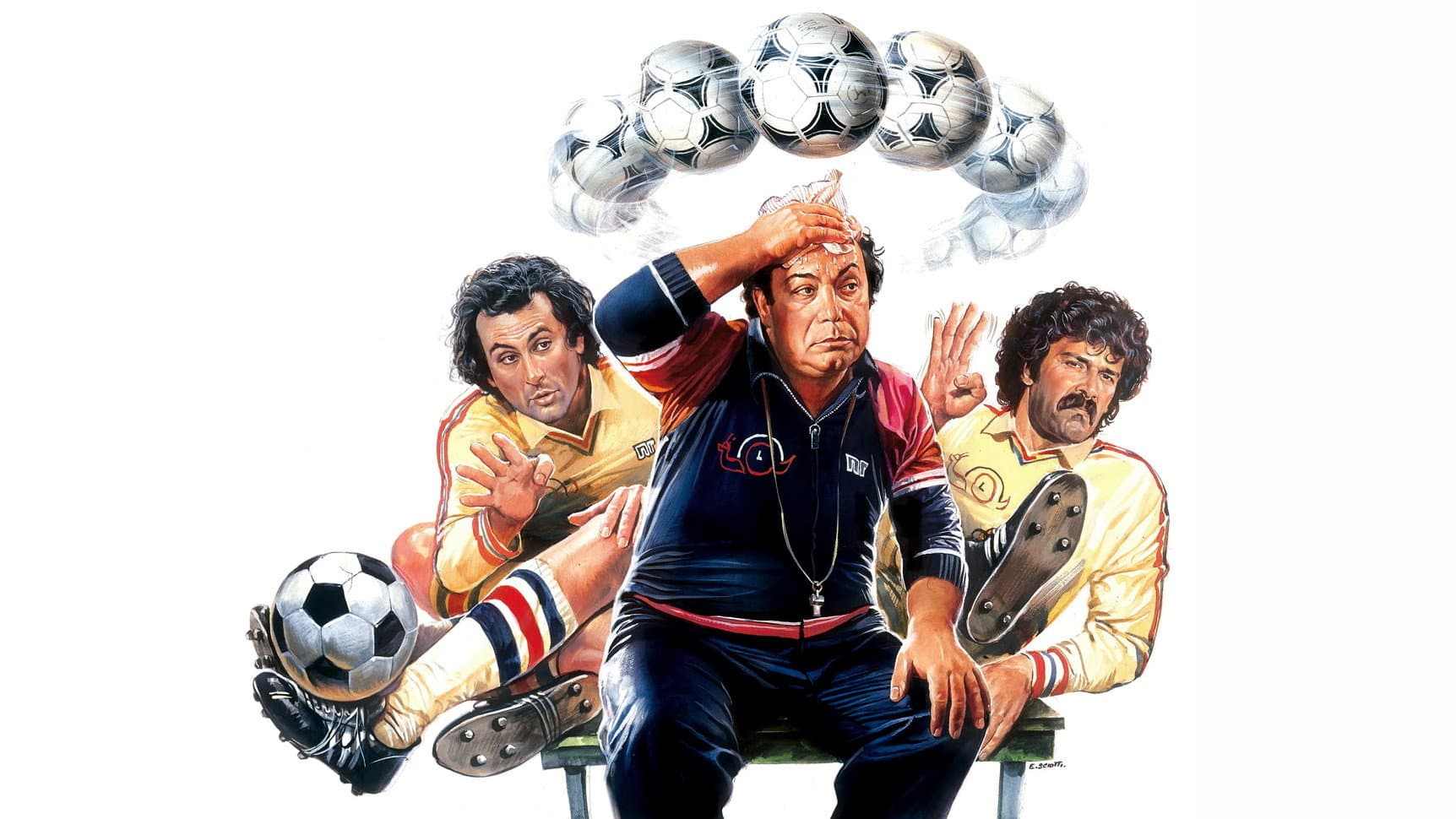 L'allenatore nel pallone backdrop